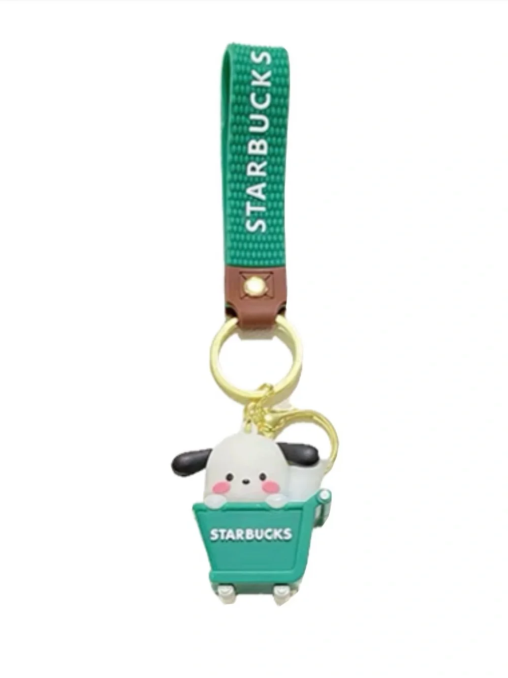 NWOT Pocha Starbucks-Style Keychain in a Shopping Cart 🛒