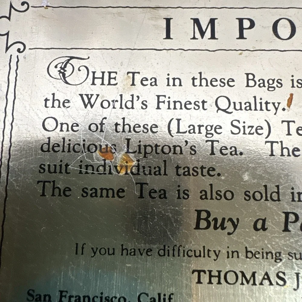 Lipton vintage pre