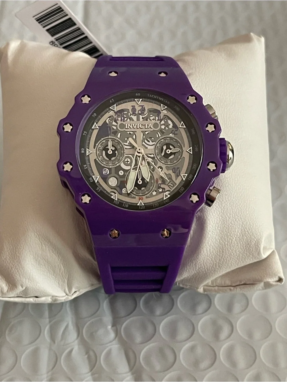 Invicta Racing Valyron Unisex Watch - 41mm, Purple (69625) new