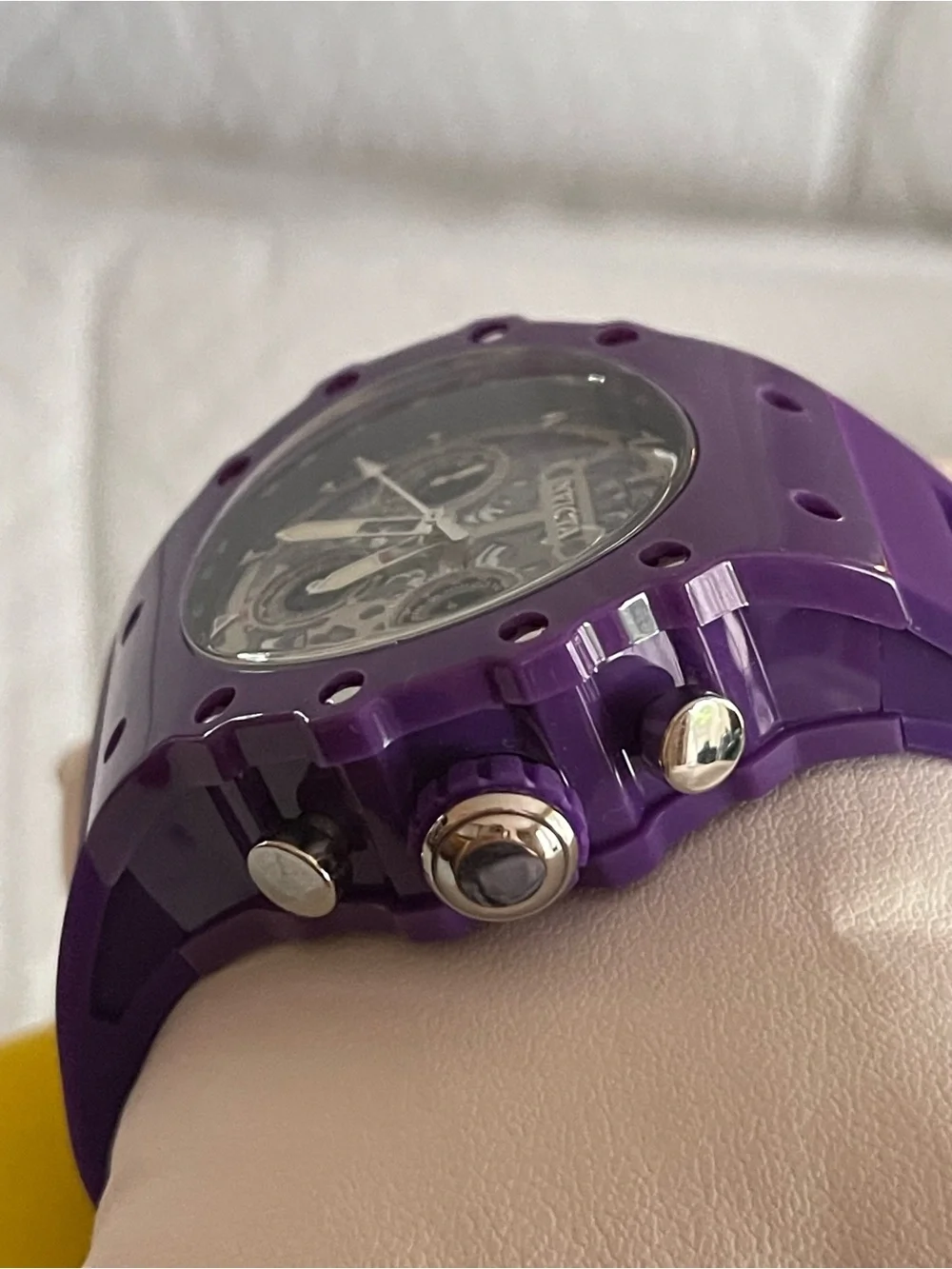 Invicta Racing Valyron Unisex Watch - 41mm, Purple (69625) new