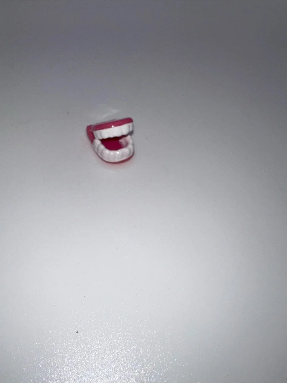 Miniature dollhouse dentures