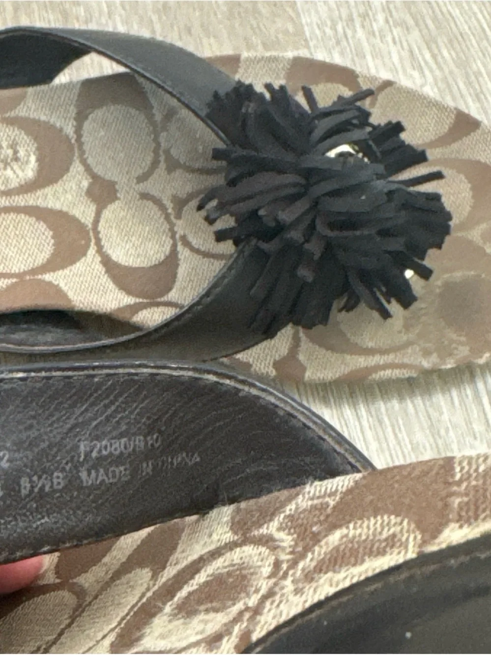 Coach women slide