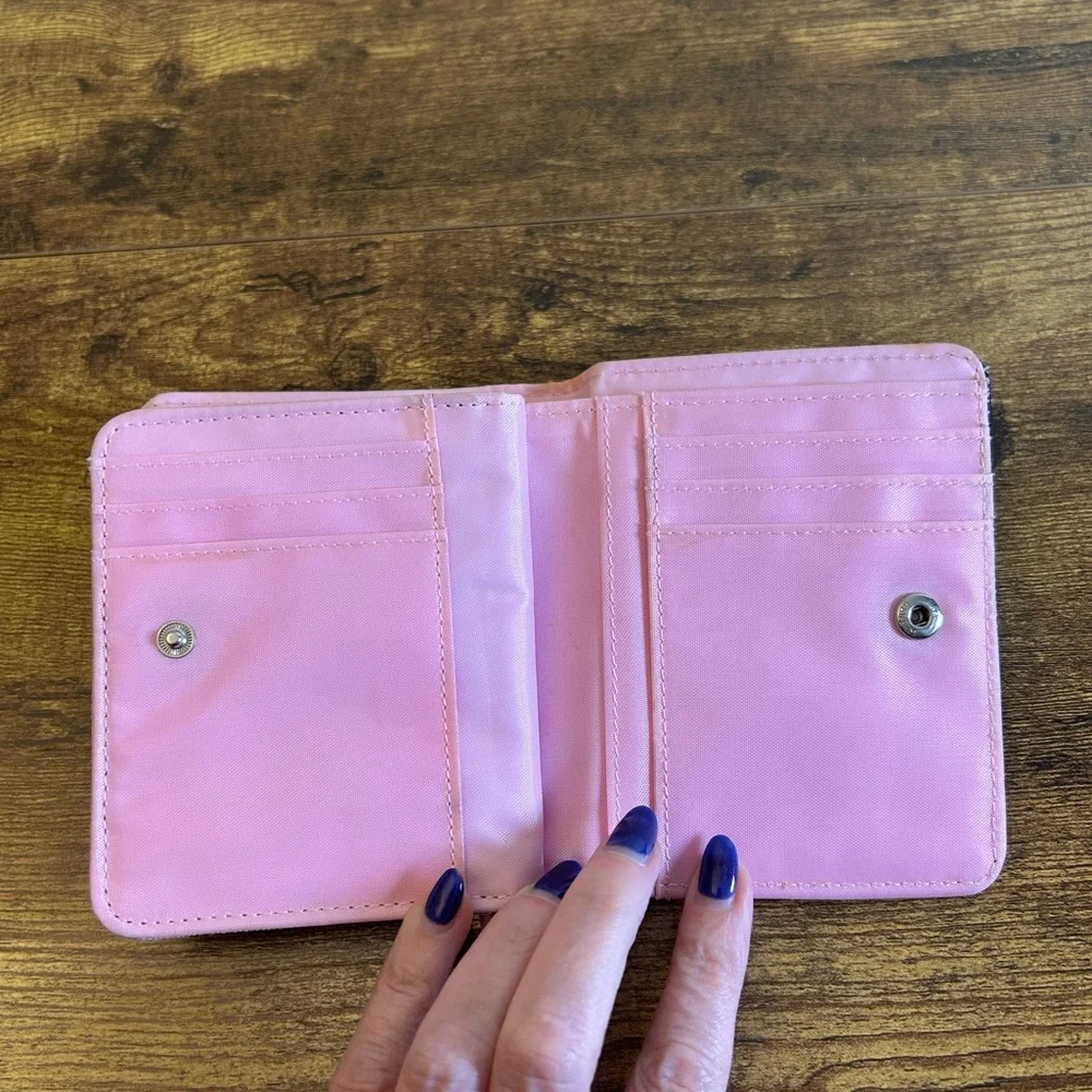 SANRIO Y2K My Melody Wallet 2007 Bow Polka Dot Kawaii Pink Black Zip Around Snap