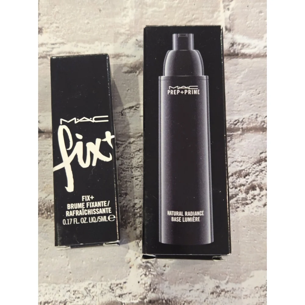 MAC Fix+ & Prep And Prime Travel Size Product, NIB, Prep & Prime Radiant Pink