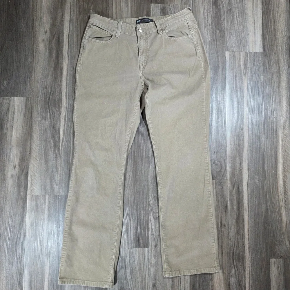 Levis 505 Straight Leg Corduroy Pants‎ Tan Khaki Mens 31x32 5-Pocket Trousers
