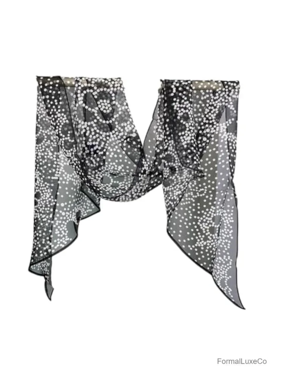 Mulberry Silk Georgette Scarf Lightweight Shawl Wrap Dance Travel Accessory