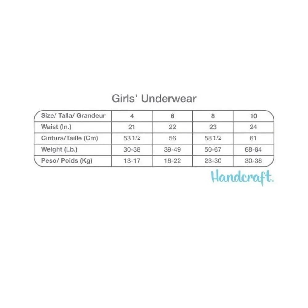 Disney Girls Encanto Character Underwear Panties Briefs 2, 7-Packs Size 6