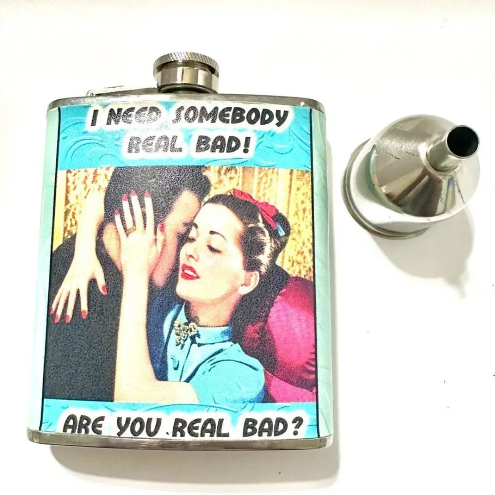 Flask Brand New. Never used. Comes with an easy pour spout