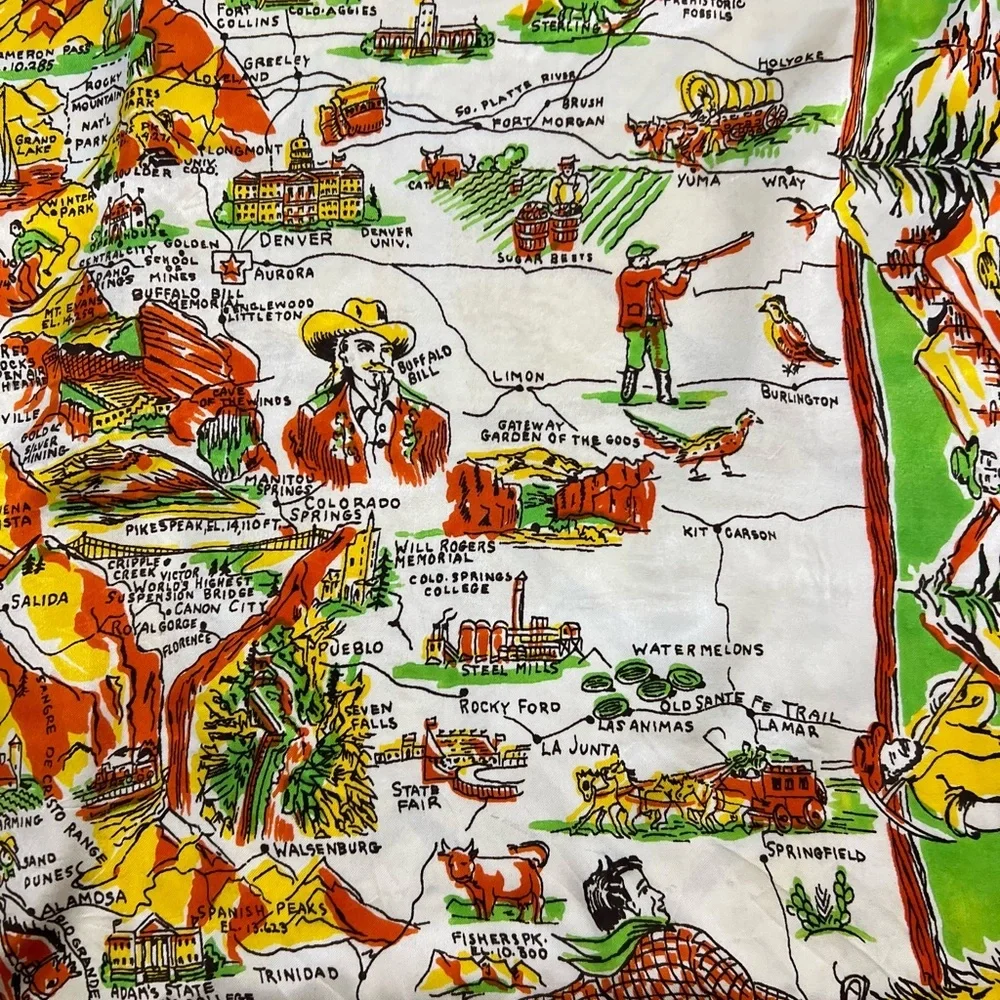 Vintage vtg colorful