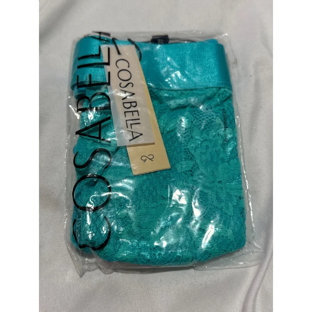 Cosabella Teal Lace‎ Jockstrap Men's Andaman Sea Bold Sexy Style S