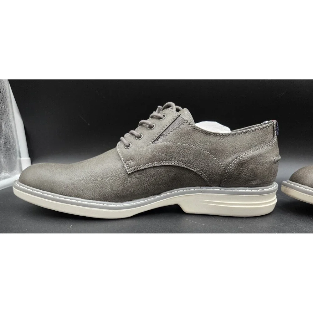 NEW Ben Sherman Mens Shoes Size‎ 8M Countryside Oxford Grey PU Leather
