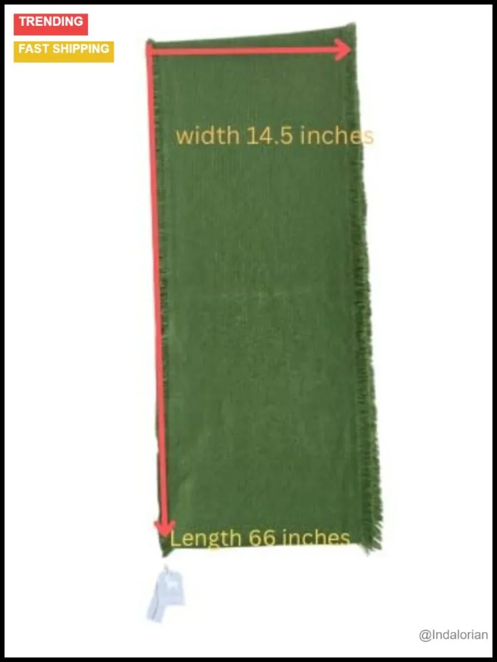 Lightweight 100% Pure Cashmere Wrap Scarf