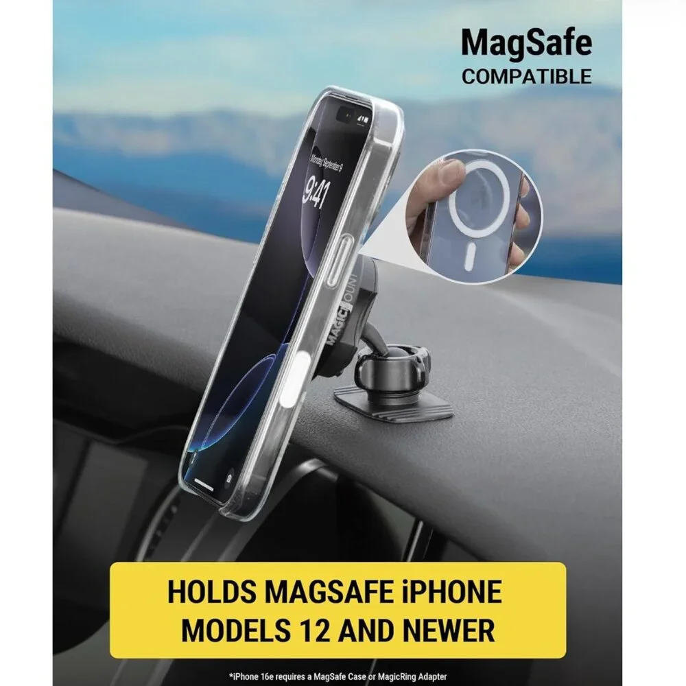 Scosche MagicMount Flip 2-Pack Magnetic Phone Mount Dash/Window/Vent MagSafe