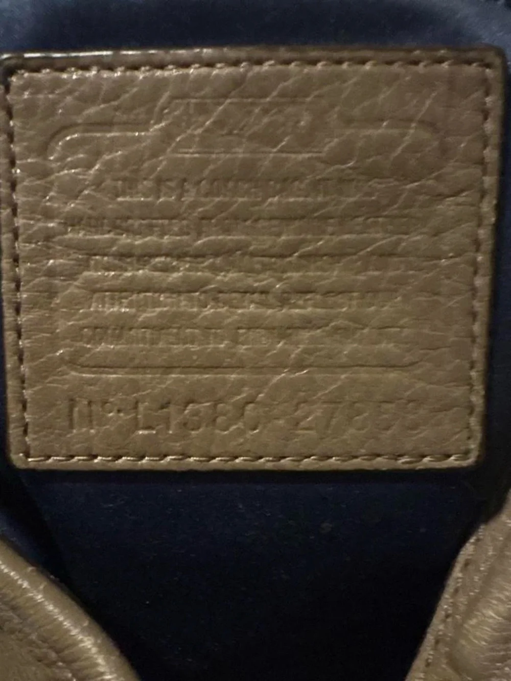 Coach classic leather
