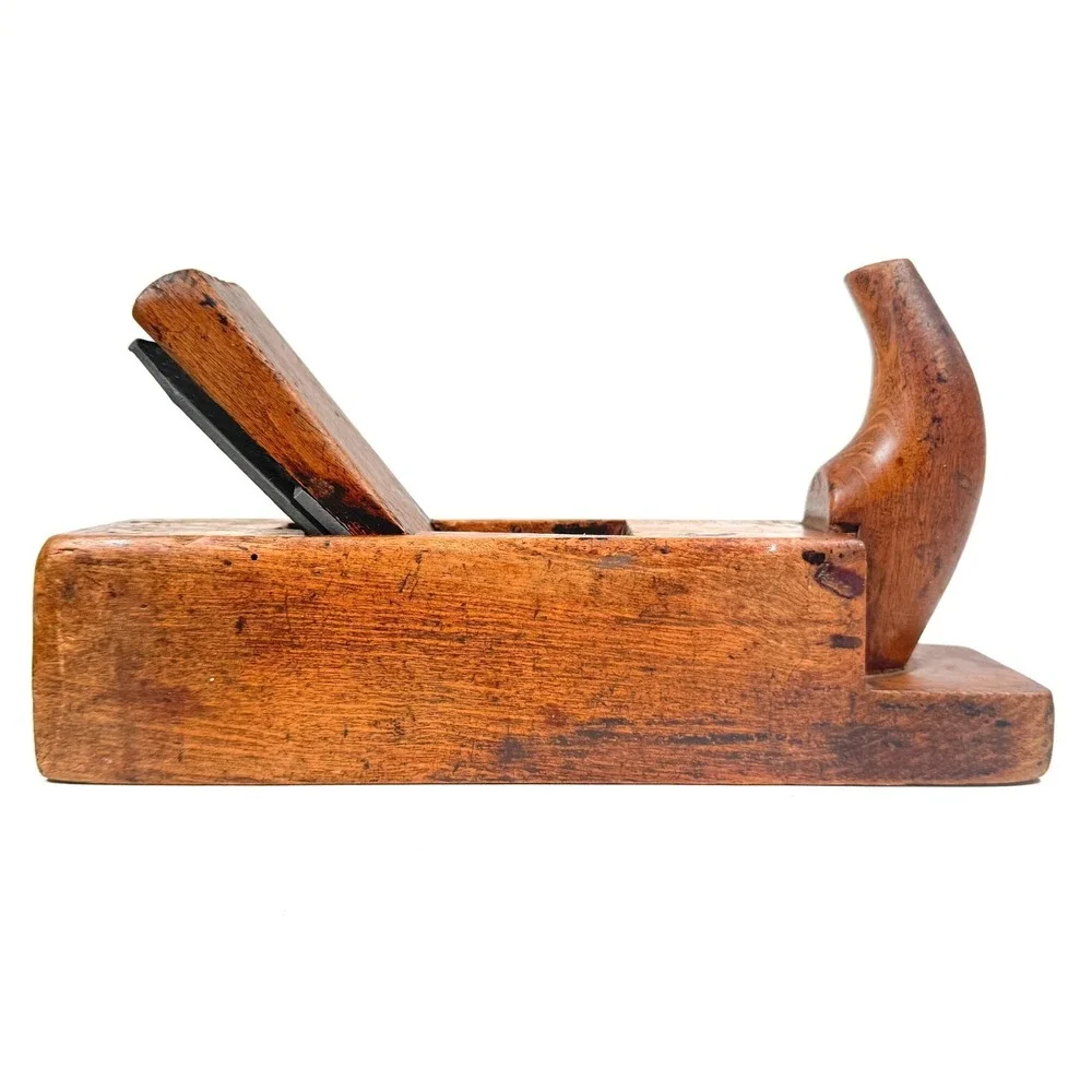 Antique 19th Century Wooden Hand Plane - J.&H.M Extra Qualität Iron - Number 8