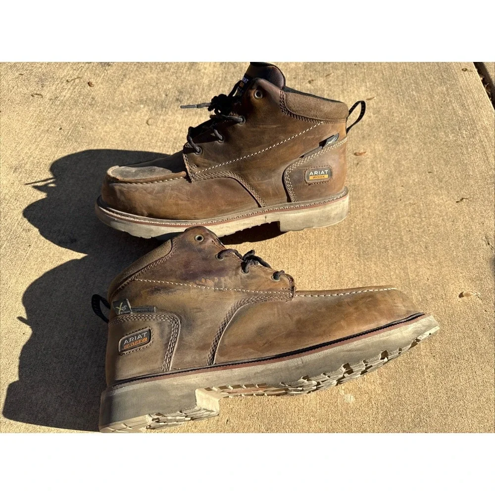 Mens‎ ARIAT Rebar Chukka Composite Toe Metguard Work Boot sz 14 D