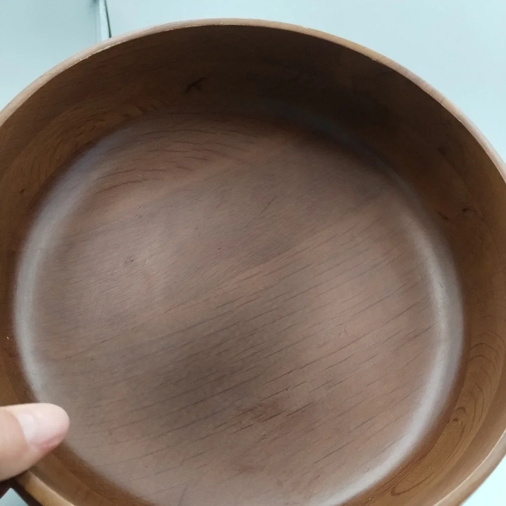 Vintage Hellerware Wooden Serving‎ Salad Bowl 9