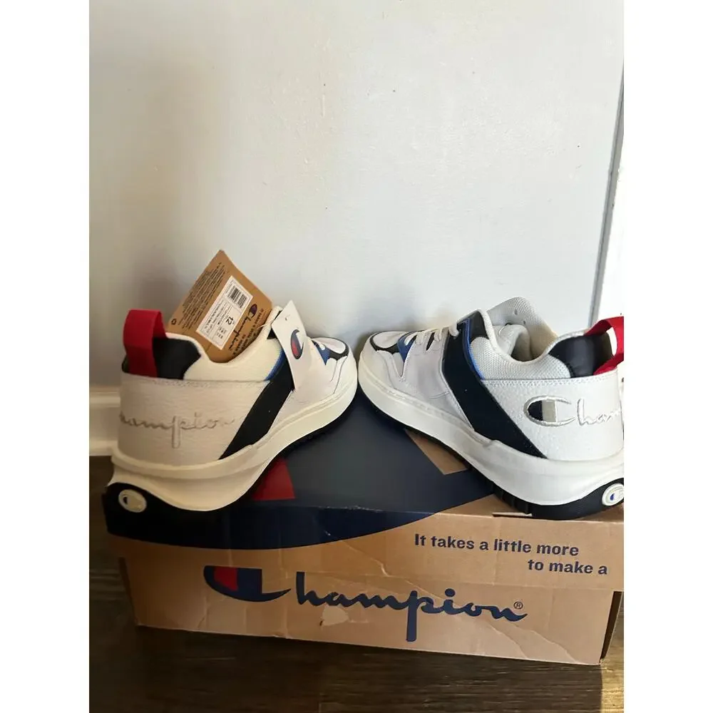 CHAMPION MENS 12 Chalk Black Fifty94 Dial Up Low Sneakers Lace Up P1-100 sz 12