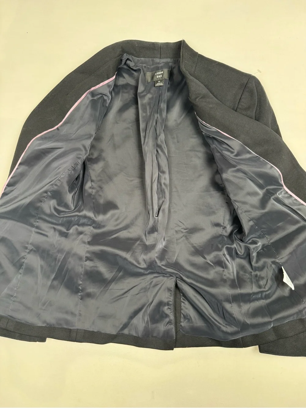 J. Crew 365 Blazer Jacket Going Out Stretch Twill Black Women’s 0 Retail $198