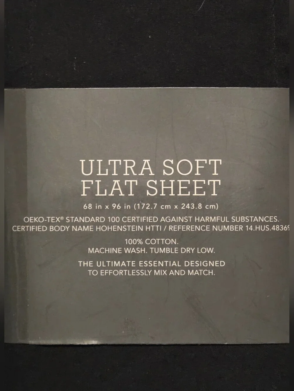 New 300 Thread Count Twin Flat Sheet Only 68x96
