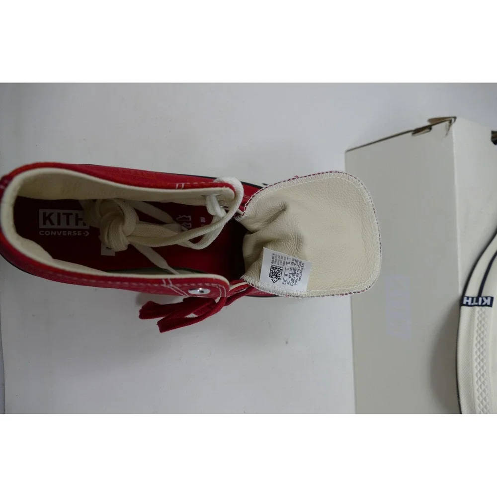 Kith x Converse Chuck 70 Hi Red Sneakers Limited Edition Shoes Size‎ 11
