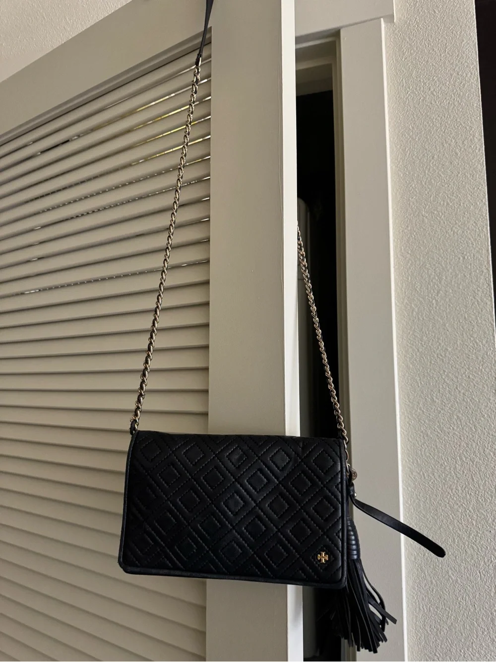 Tory Burch compact quilted