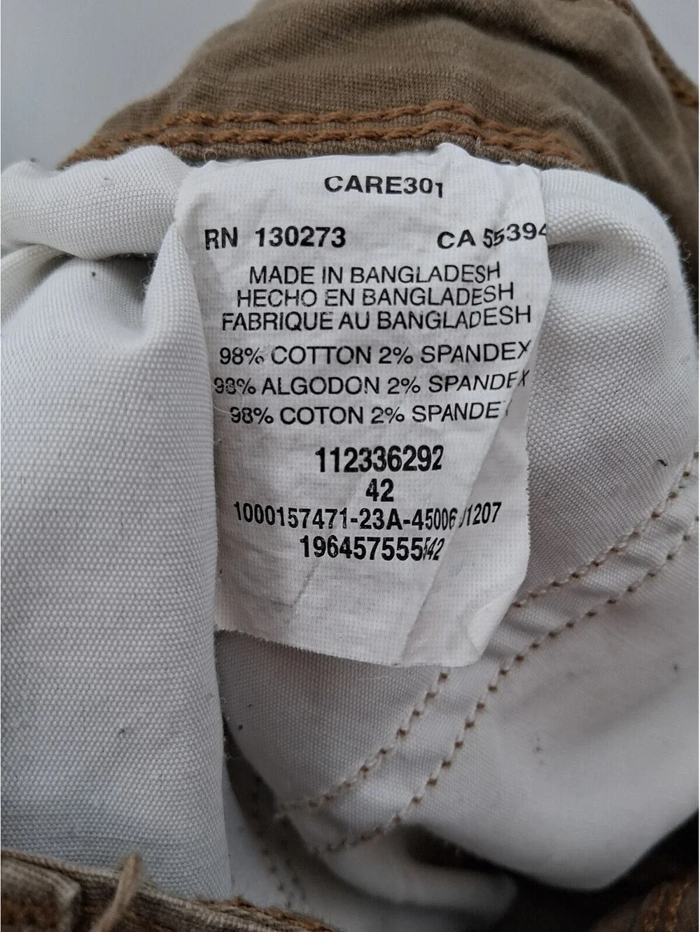 Wrangler authentic cargo