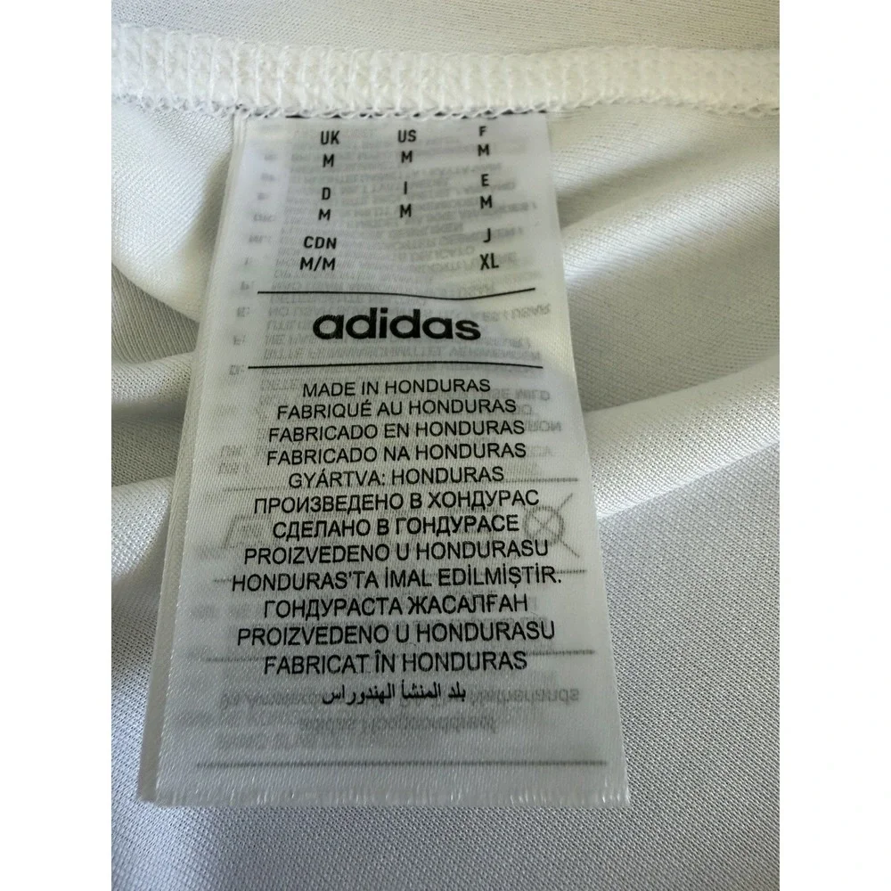 adidas AEROREADY Louisville Cardinals White Polo Shirt Men's M Breathable NWT