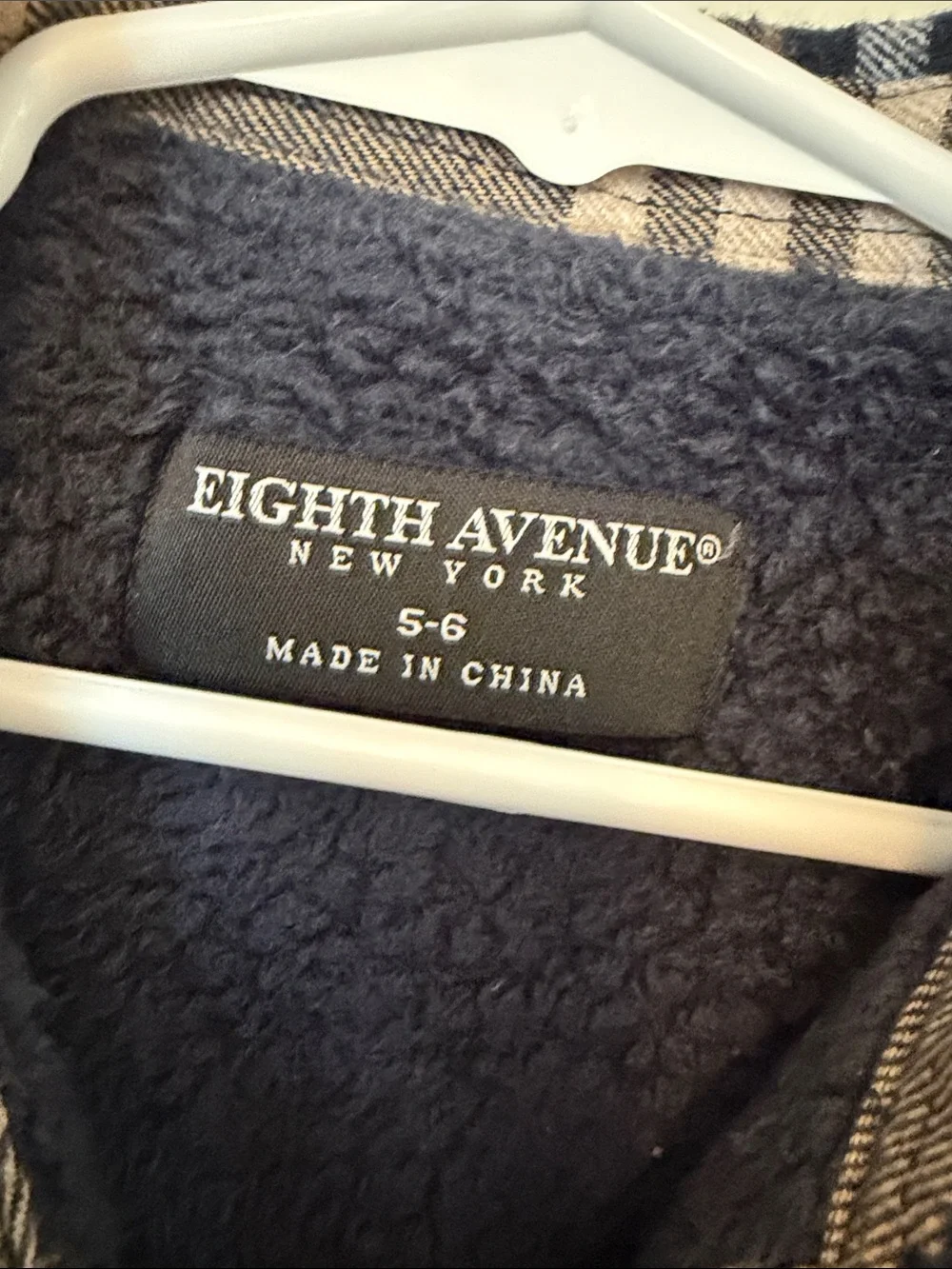 Eighth Avenue cozy plaid