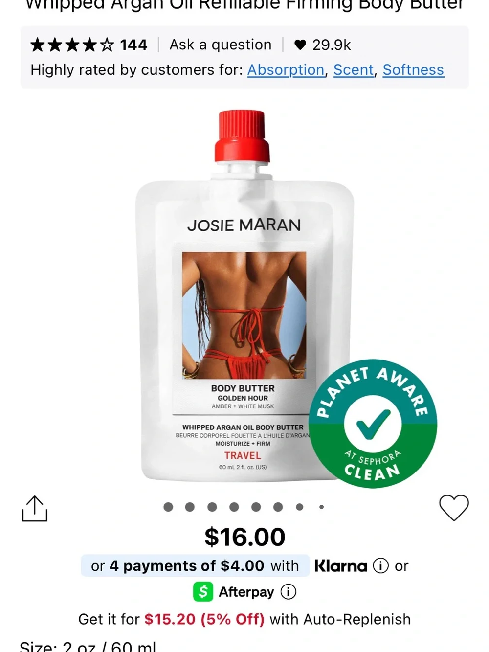 JOSIE MARAN hour travel