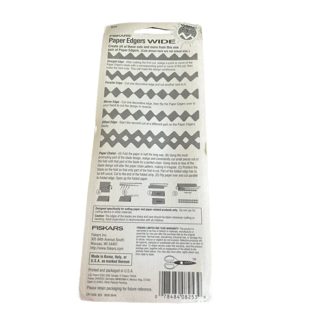 Fiskars new scallop package