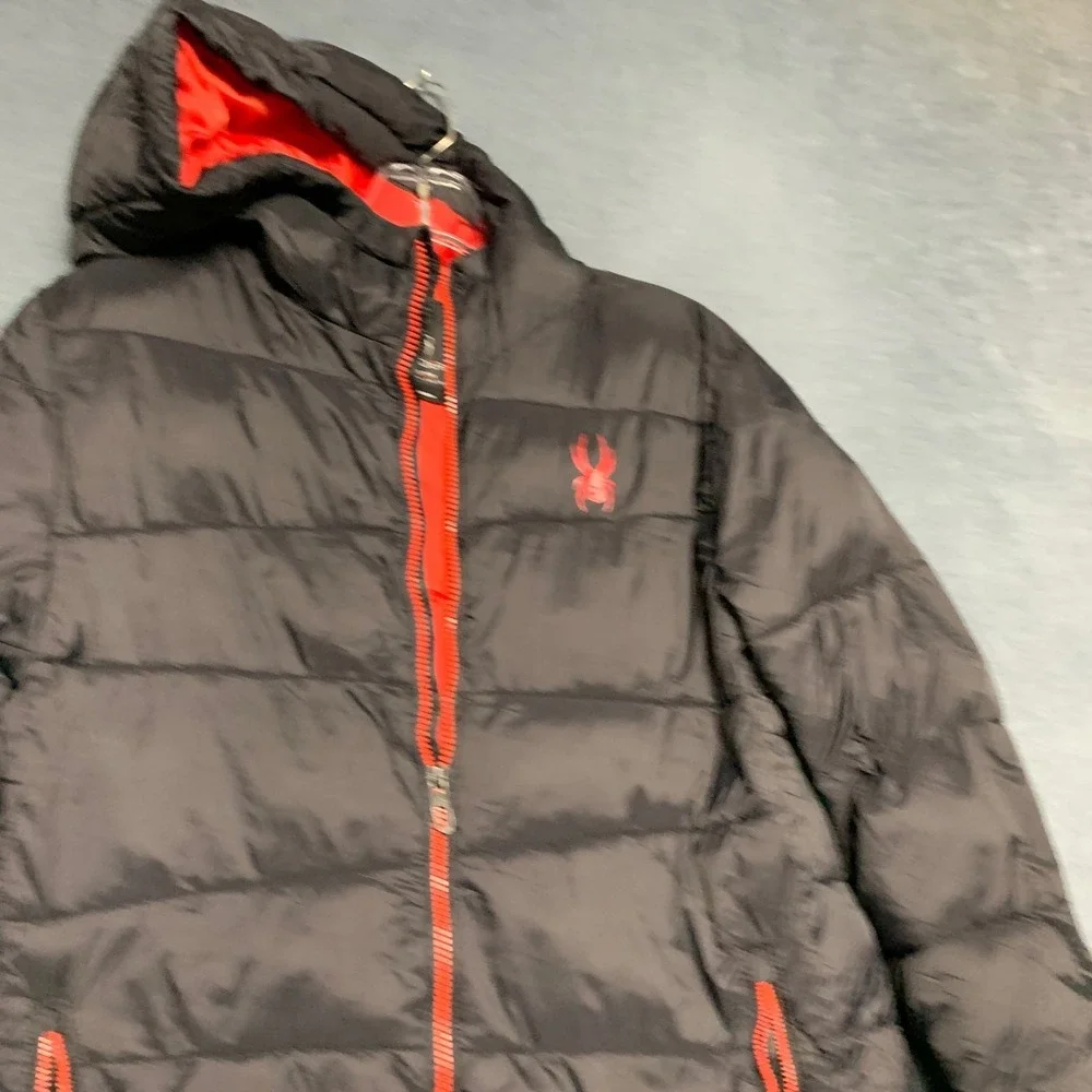 Spyder hooded puffer