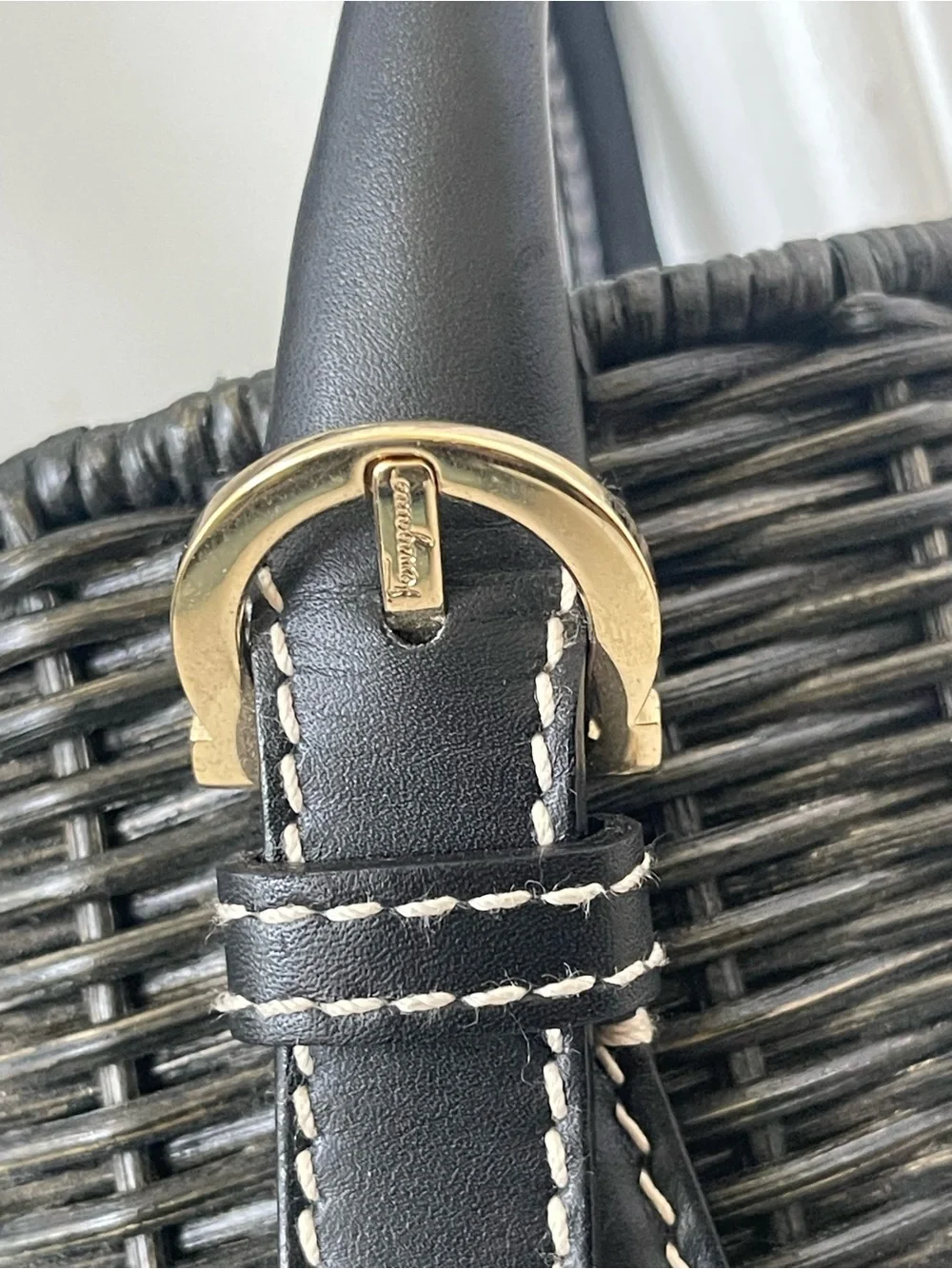 Salvatore Ferragamo structured woven