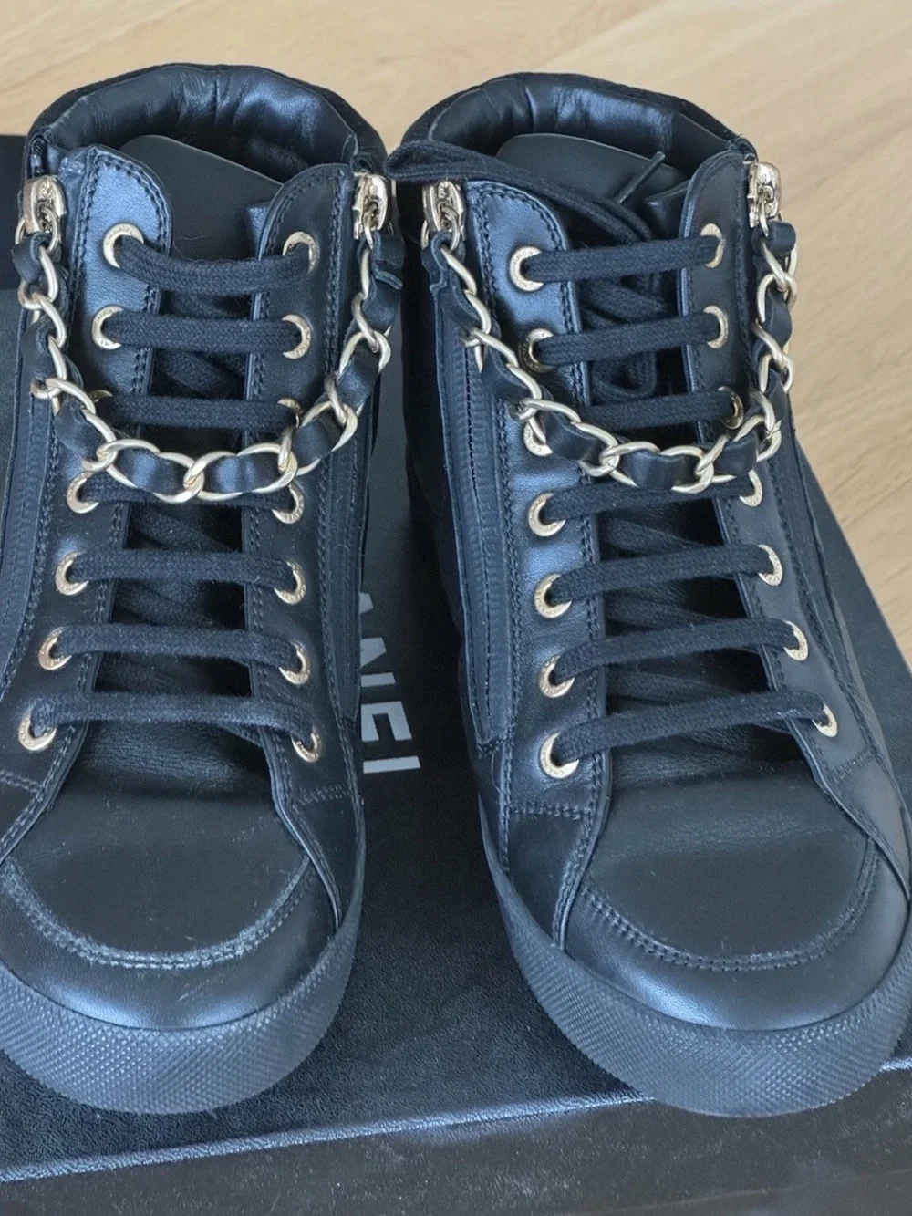 CHANEL authentic black