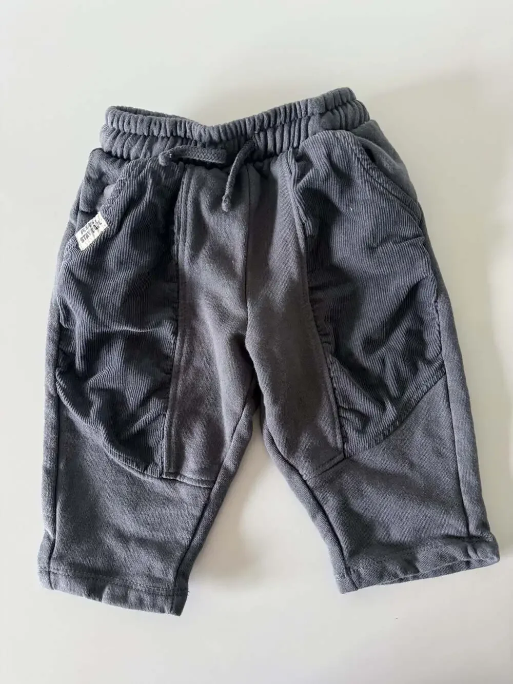 Zara Toddler Boys Corduroy Panel Jogger Sweatpants