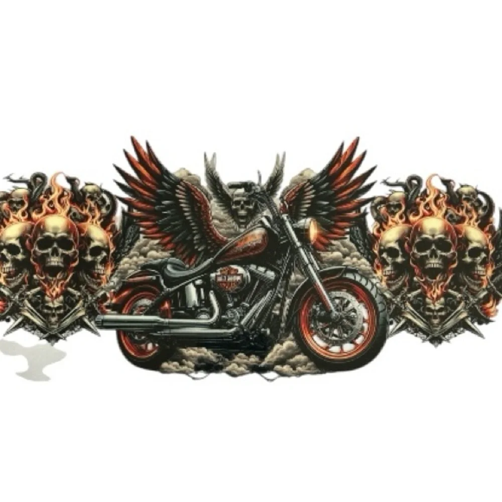 Harley-Davidson Skull Cup Decal 216