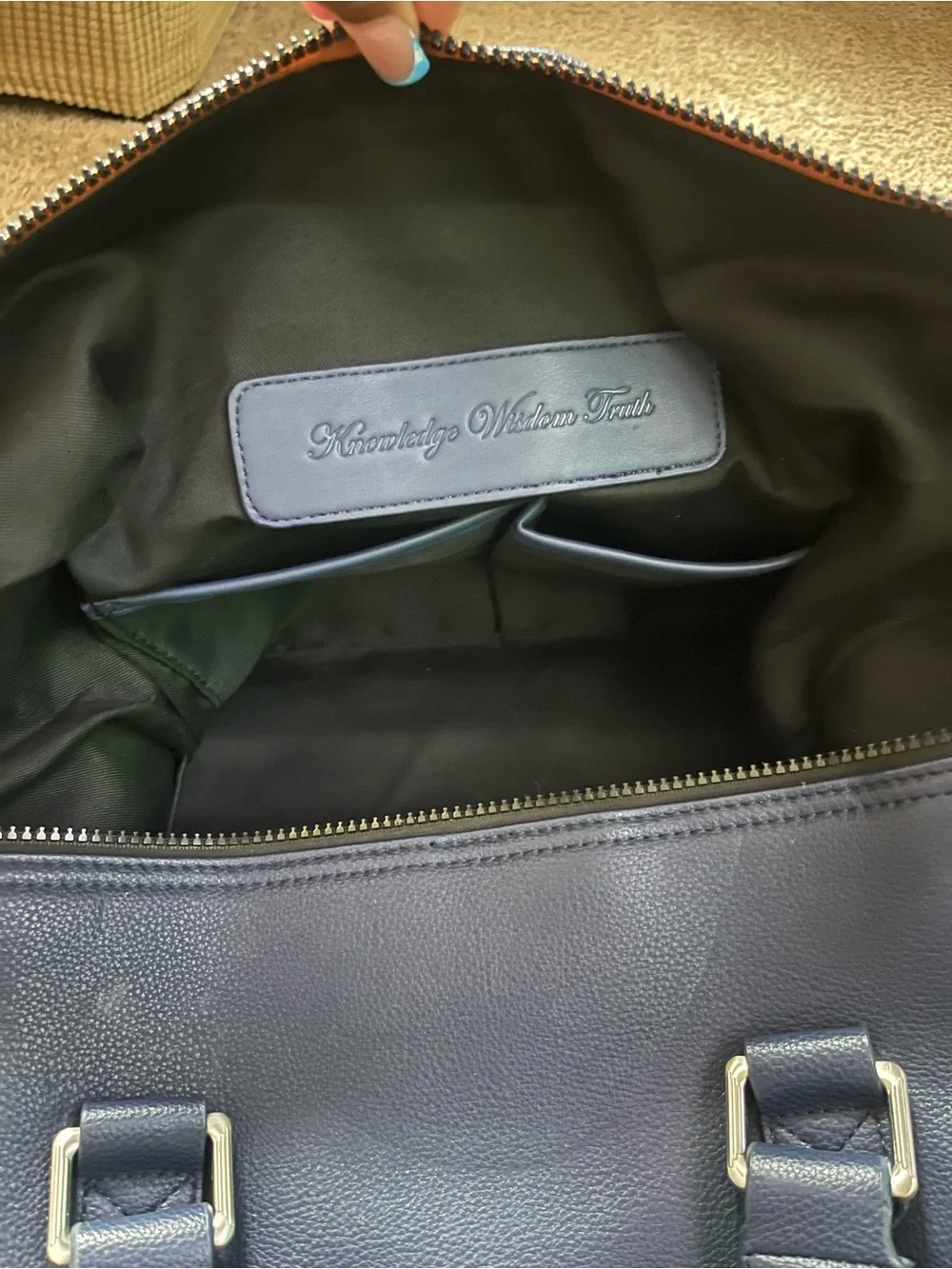 Robert Graham structured leather