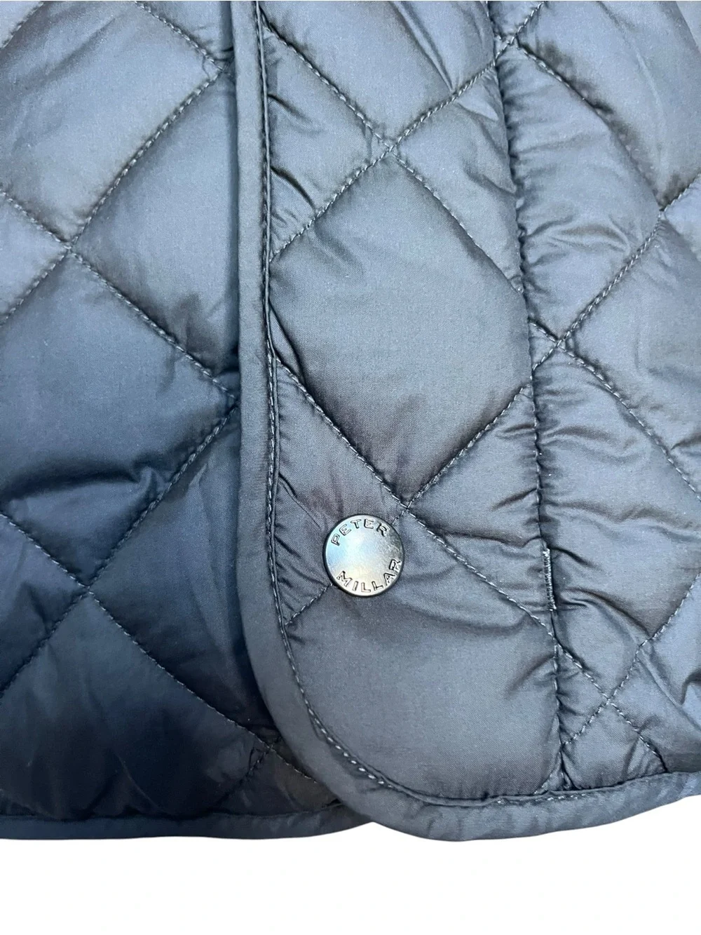 Peter Millar GraySuffolk Quilted Travel Coat Jacket Men's XL w/Bottle Opener