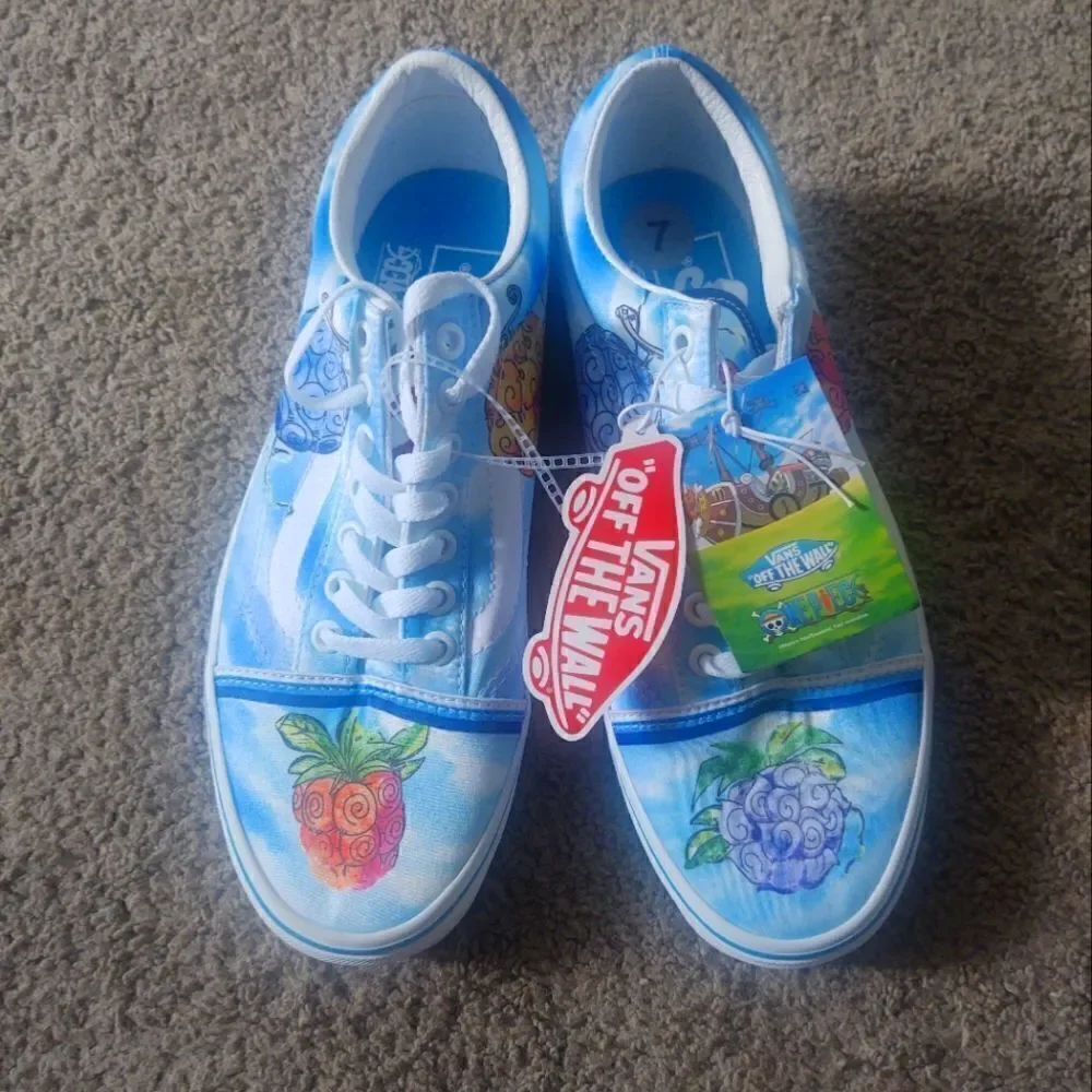 Vans X One Piece Old Skool Sneakers Devil Fruit Sneakers BRAND NEW WITH TAGS