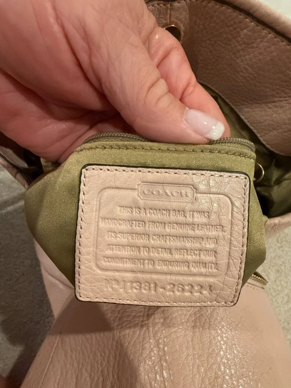 Coach great size