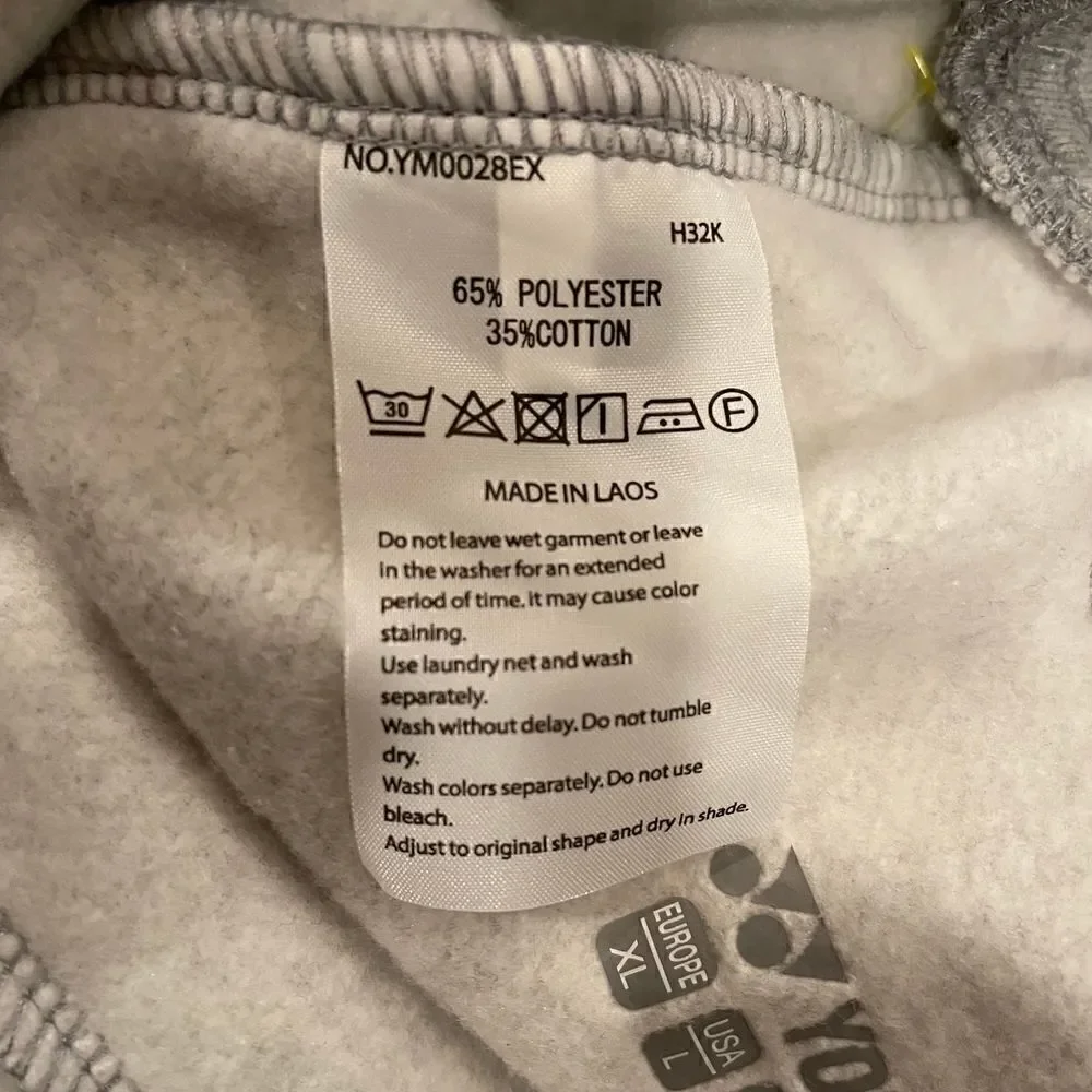 Yonex Sweat Pant Practice Pant Racquet Sport Badminton Tennis Pickelball Grey