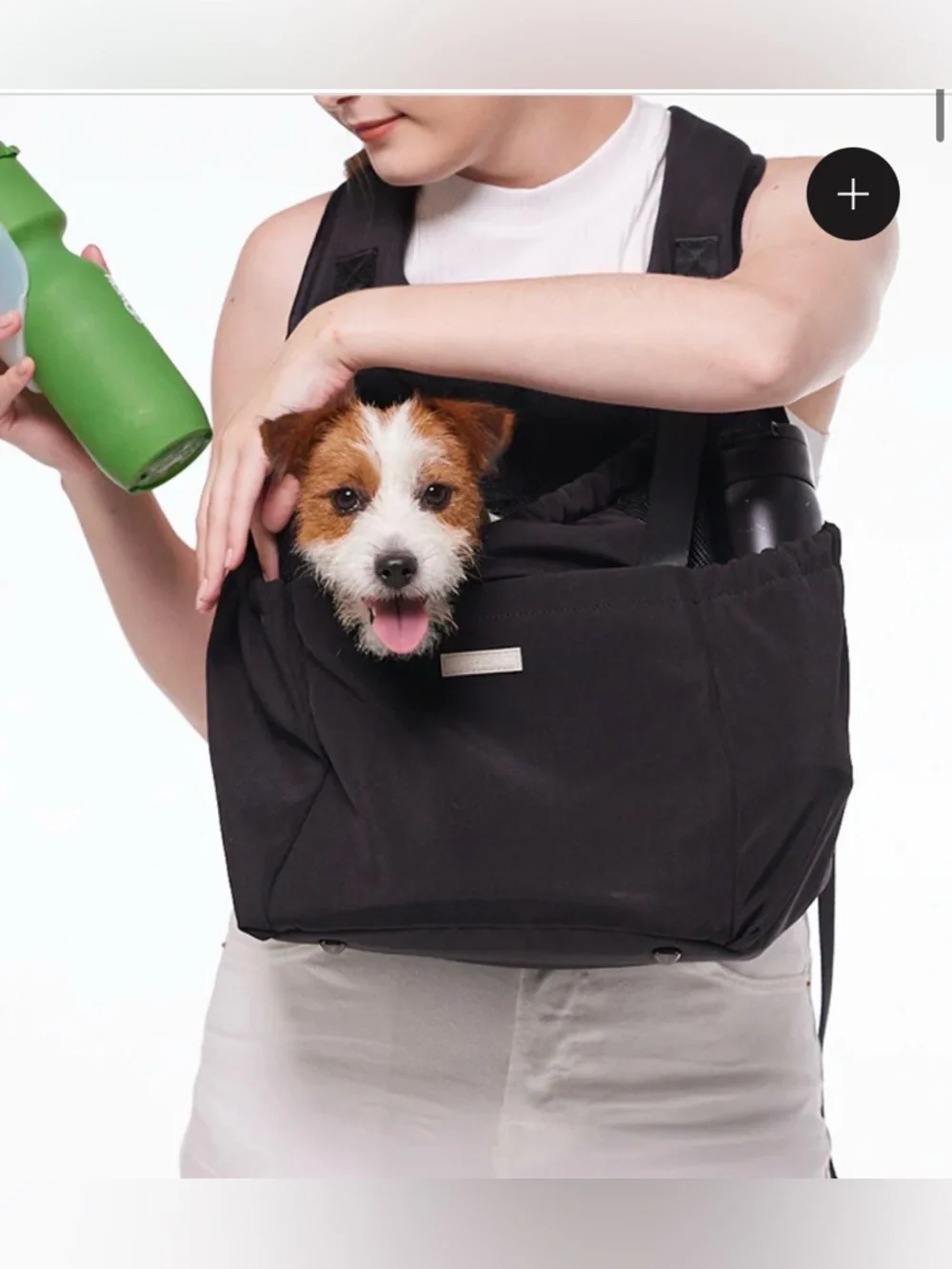 ComfortFit Hands-Free Dog Carrier Backpack - Black