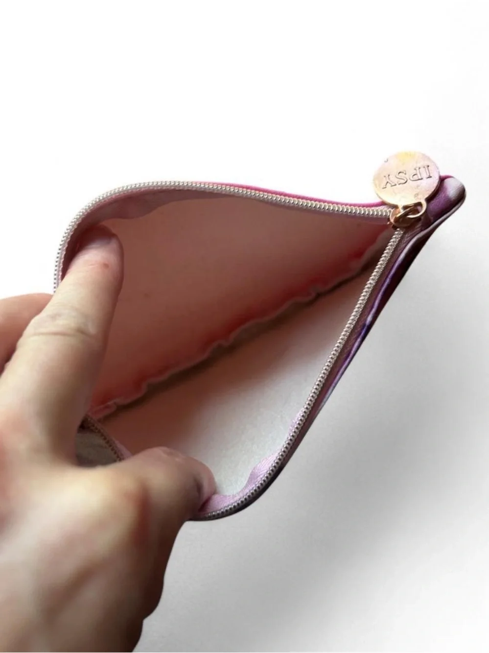Floral Purple Cosmetic Pouch