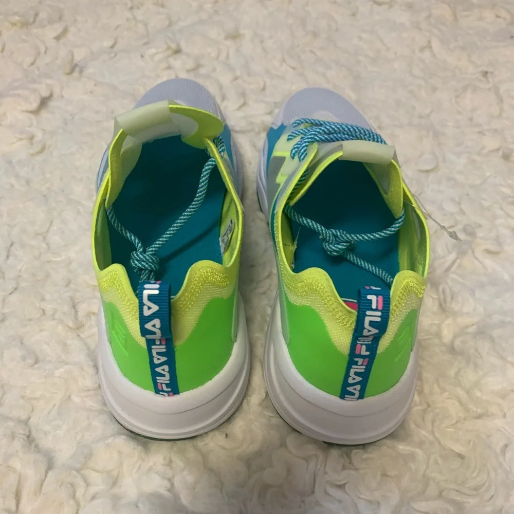 FILA Pastel Neon Cute Running Shoes EUC Sz 7.5