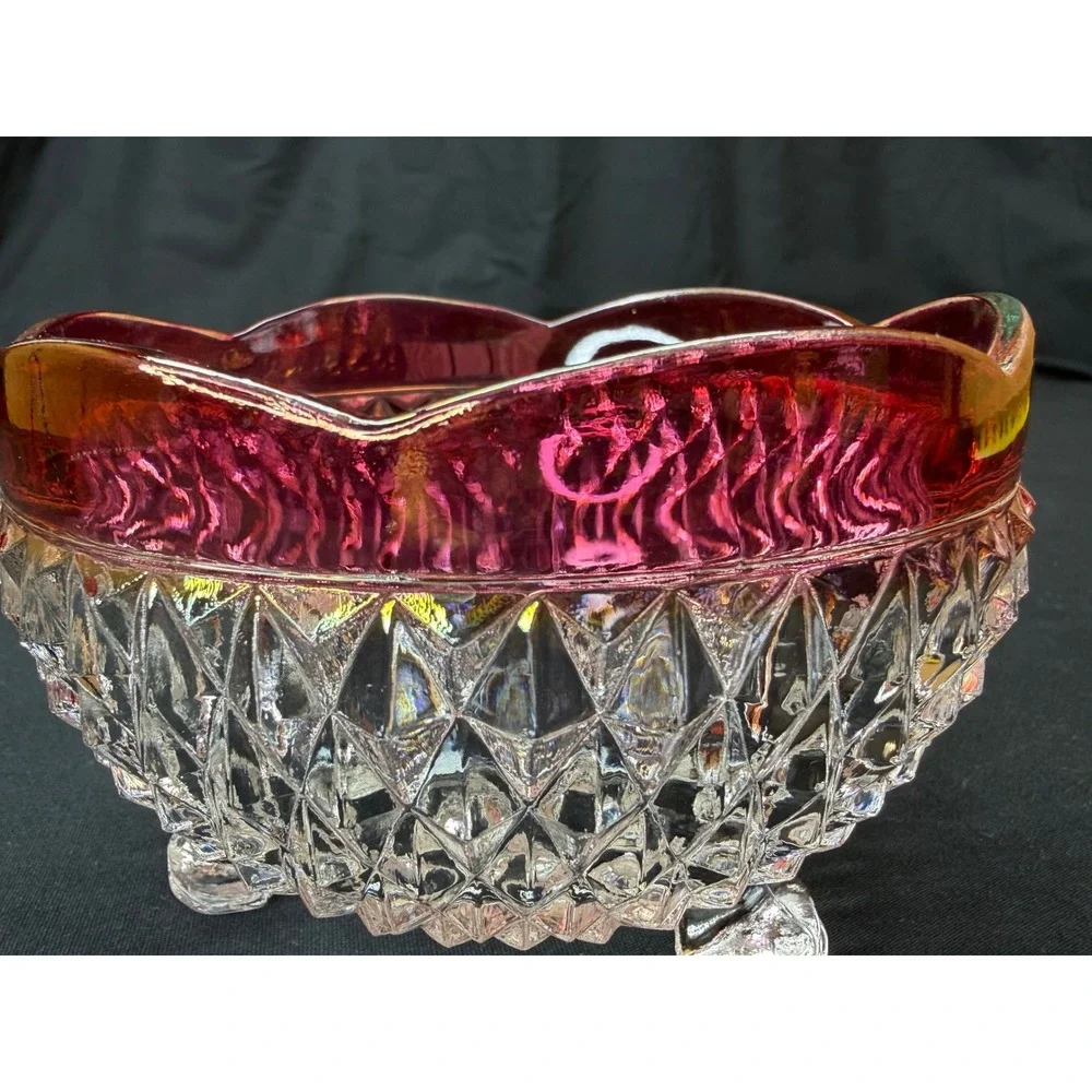 Indiana Glass vintage footed