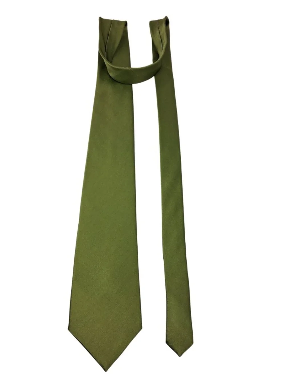 Zylos Gold George Machado Green Silk Tie 58