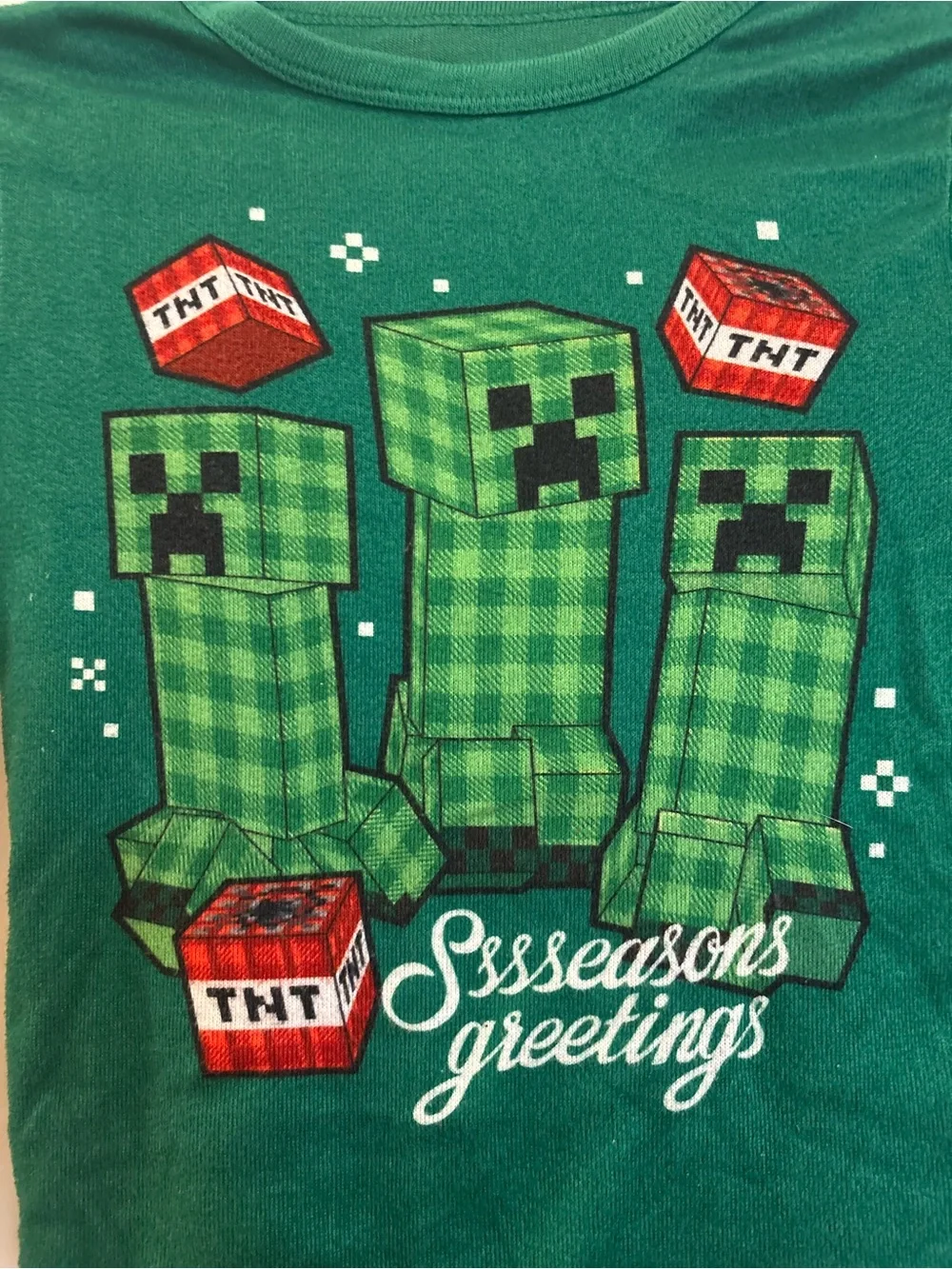 Minecraft green themed