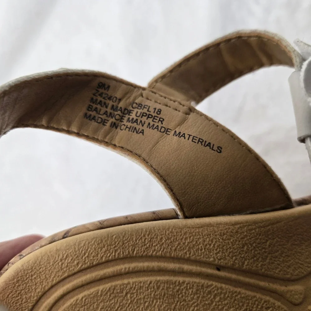 N/A white leather