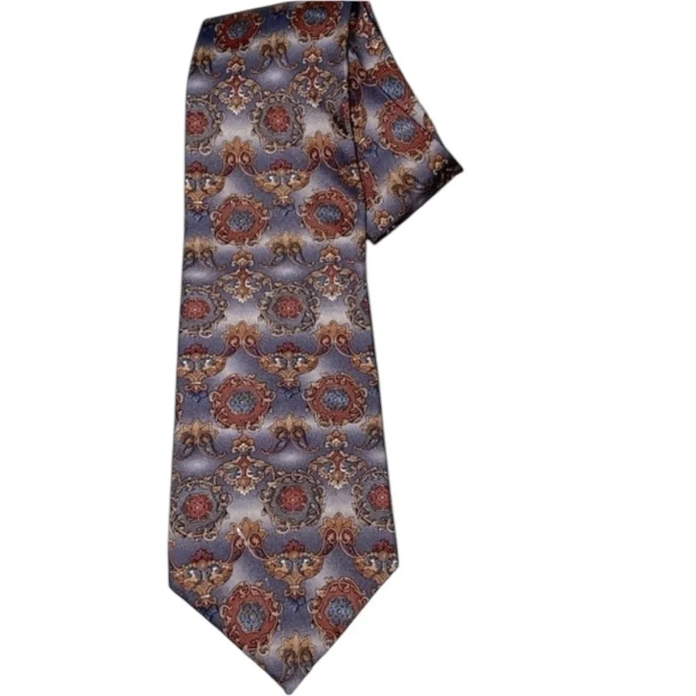 Oscar De La Renta paisley silk tie