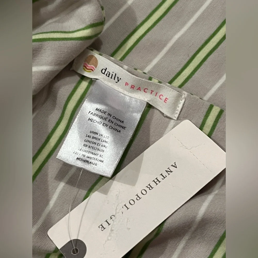 NWT Anthropologie Daily Practice Mixed Stripe Scarf